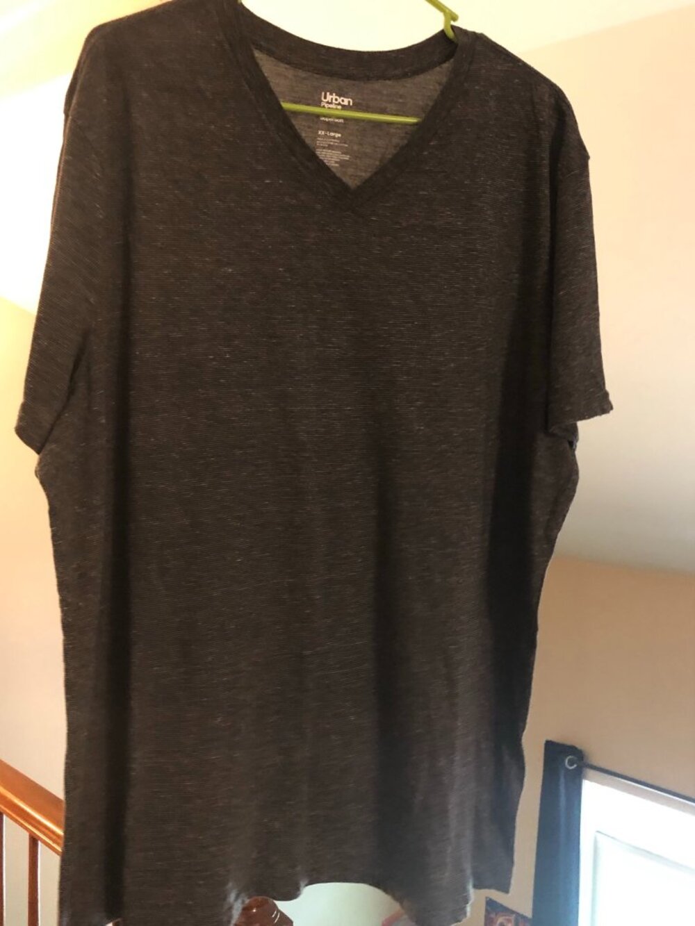 2XL, Urban Pipeline, Dark Gray, Short Sleeve V-Neck Shirt; Good Condition